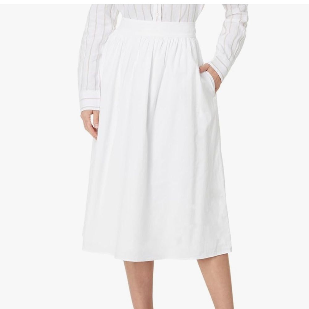 Vineyard Vines White Midi Skirt